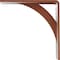 Ekena Millwork Legacy Steel Bracket, Hammered Copper 2"W x 8"D x 8"H BKTM02X08X08LEHCO - alternate 9